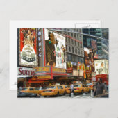 Times Square NY Postkarte (Vorne/Hinten)