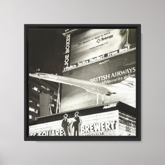 Times Square NYC. Gespannter Leinwanddruck