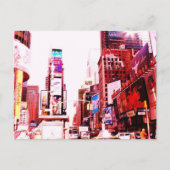 Times Square NYC Postkarte (Vorderseite)