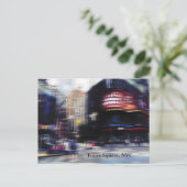 Times Square, NYC Postkarte (Stehend Vorderseite)