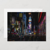 Times Square, NYC Postkarte (Vorne/Hinten)