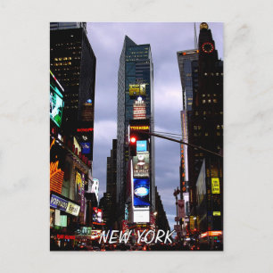 Times Square Postcard New York Souvenir Card Postkarte