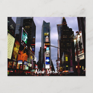 Times Square Postcard New York Souvenir Card Postkarte