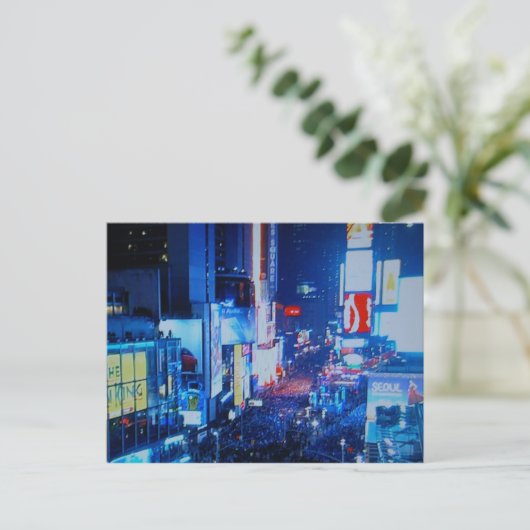 Times Square Postkarte (Stehend Vorderseite)