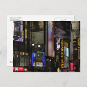 Times Square Postkarte (Vorne/Hinten)