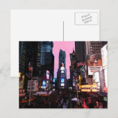 Times Square Postkarte (Vorne/Hinten)