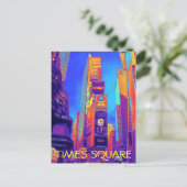 TIMES SQUARE Postkarte (Stehend Vorderseite)