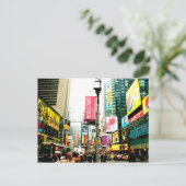 Times Square Postkarte (Stehend Vorderseite)