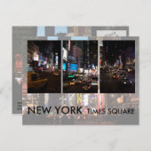 Times Square Postkarte (Vorne/Hinten)