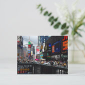 Times Square Postkarte (Stehend Vorderseite)