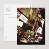 Times Square Postkarte (Vorne/Hinten)