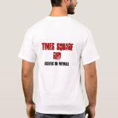 TIMES SQUARE RED T-Shirt (Rückseite)
