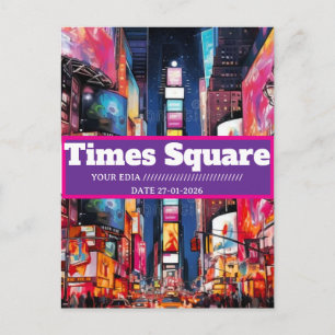 Times Square Reise-Postkarte, Times Square Postkar Postkarte