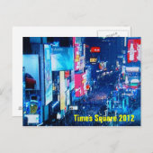 Times Square Silvester Feiertagspostkarte (Vorne/Hinten)