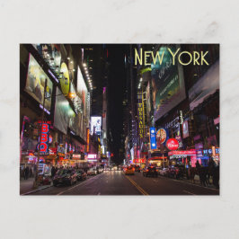 Times Square und 42nd Street Postkarte