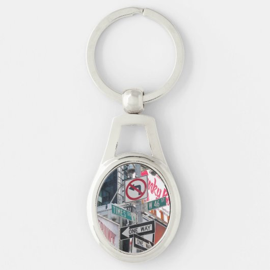 Times Square-Zeichen Schlüsselanhänger (Vorderseite)