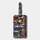 Times- SquareFoto in HDR Gepäckanhänger (Rückseite vertikal)