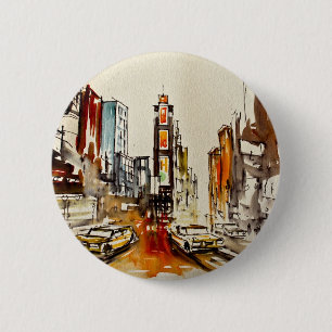 Times- Squareknopf-Abzeichen Button