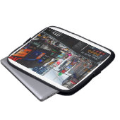 Times Squarelaptophülse Laptopschutzhülle (Vorne Knopf)