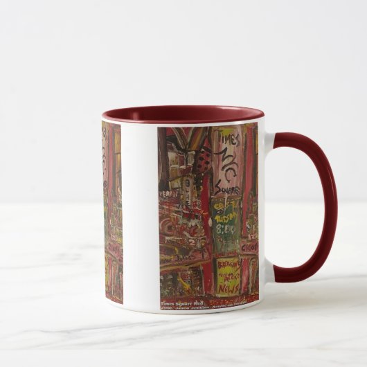 Times Squarerot Tasse (Rechts)