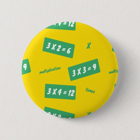 Times three yellow learning button (Vorderseite)