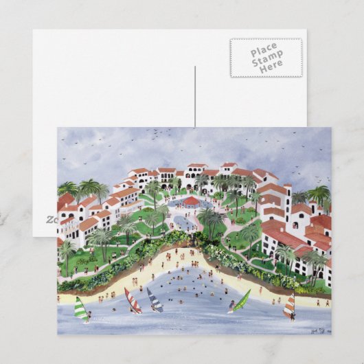 Timeshare Versuchung 1990 Postkarte (Vorne/Hinten)