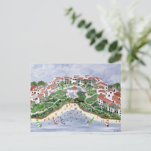 Timeshare Versuchung 1990 Postkarte (Stehend Vorderseite)