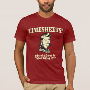Timesheets: Fiktion Writing 101 T-Shirt