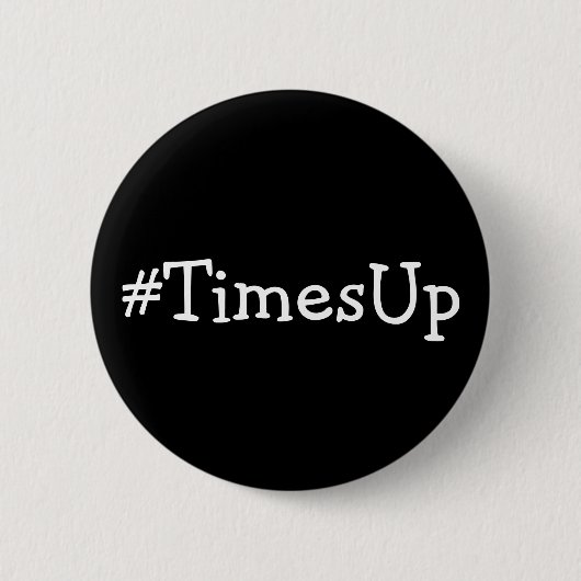 #TimesUp solidarität gegen Missbrauch und Button (Vorderseite)