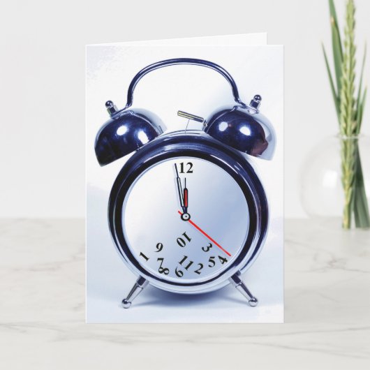 TIMING ist alles Karte (Vorderseite)