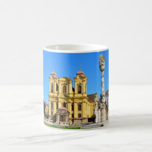 Timisoara romania Kirchenkuppel Sehenswürdigkeit U Kaffeetasse