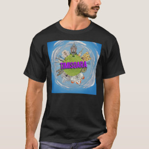 Timisoara Stadt romanischen kleinen Planeten reise T-Shirt