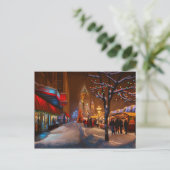 Timisoara Weihnachtsmarkt Feiertagspostkarte (Stehend Vorderseite)