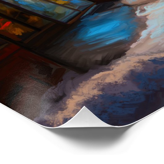 Timisoara Weihnachtsmarkt Poster (Ecke)