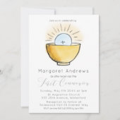 Timless First Communion Religious Einladung (Vorderseite)