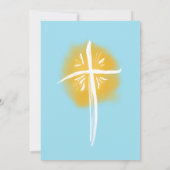 Timless First Communion Religious Einladung (Rückseite)