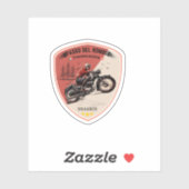 Timmelsjoch - Passo del rombo - Motorradtour Aufkleber (Blatt)