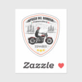 Timmelsjoch - Passo del rombo - Motorradtour Aufkleber (Blatt)