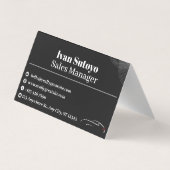 Timmerman — Automotive Care & Vehicle Enhancement Visitenkarten (Rückseite)