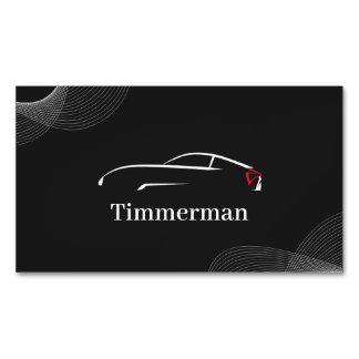 Timmerman — Fahrzeugpflege & Fahrzeugverbesserung Magnetische Visitenkarte