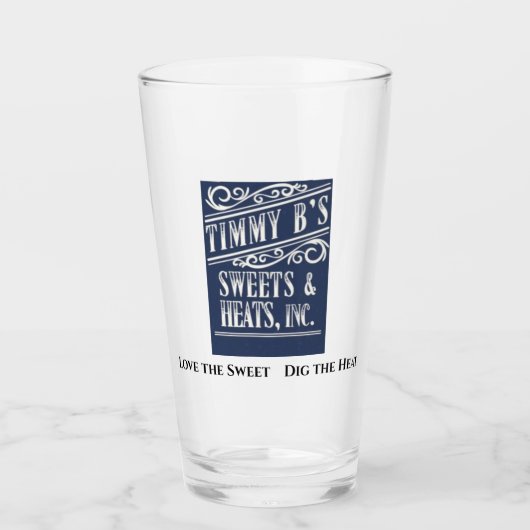 Timmy B's Sweet Pint Glass Glas (Vorderseite)