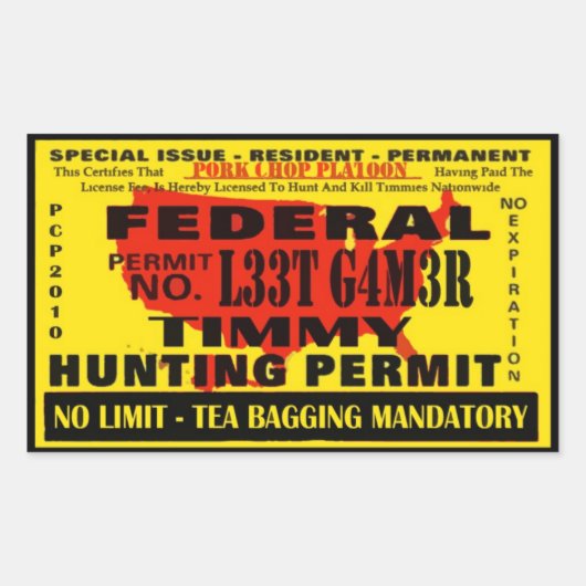 Timmy Hunter Sticker (Vorderseite)