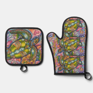Timmy Oven Mitt and Pot Holder Set