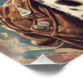 Timmy the Leopard Poster (Ecke)