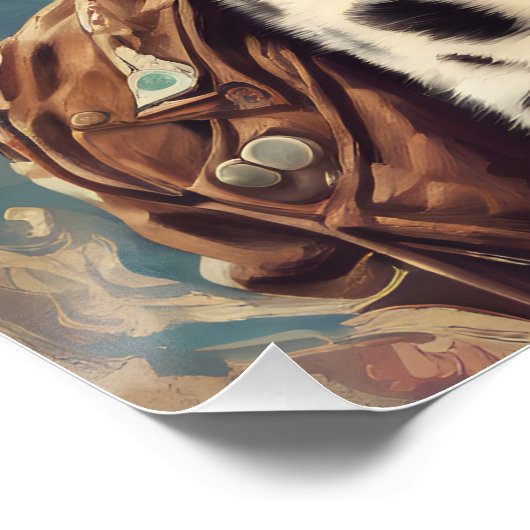 Timmy the Leopard Poster (Ecke)