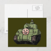 Timmy the Tank Postkarte (Vorne/Hinten)