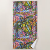 Timmy the Turtle 70" x 35" Strandtuch (Vorderseite)