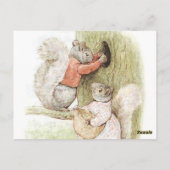 Timmy Tiptoes and Goody Squirrel von Beatrix Potte Postkarte (Rückseite)