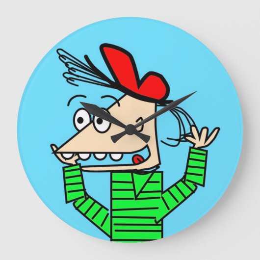 Timmy zitterte große wanduhr (Vorderseite)