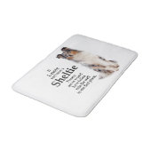 Timmy's Blue Merle Sheltie Bath Mat Badematte (Schrägansicht)